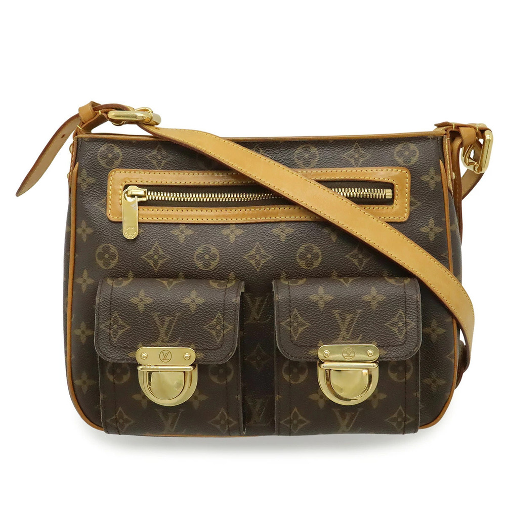 LOUIS VUITTON Monogram Hudson Crossbody Bag Long